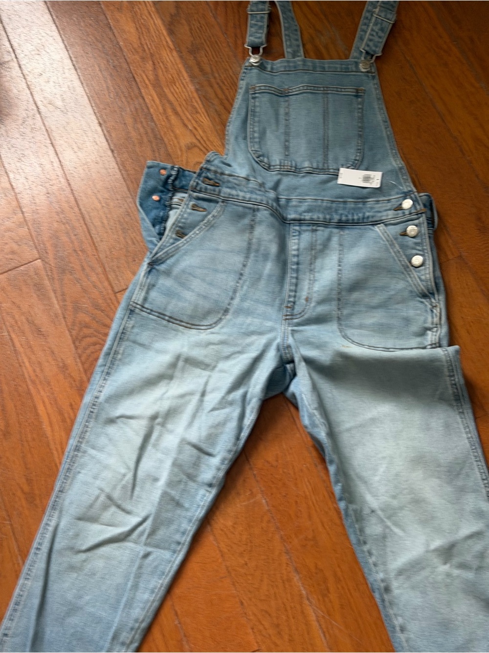 Old Navy Light Blue Denim Overalls Jumpsuit